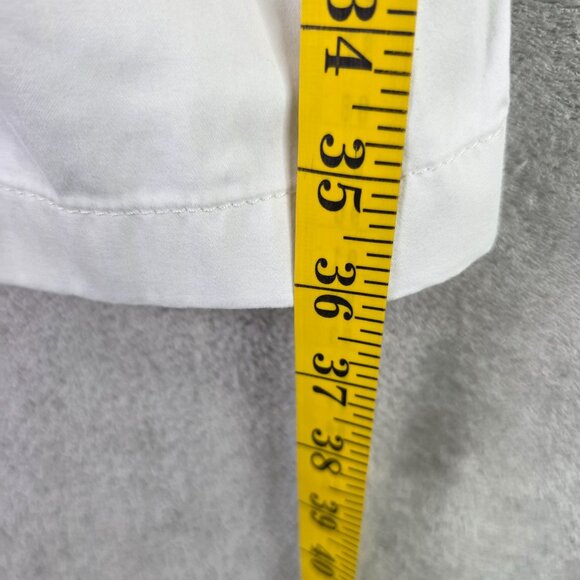 Womens Lou & Grey Loft White Drawstring Pants Lyocell Blend Stretch Size L - Picture 8 of 9